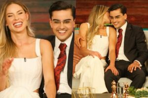 Saory compartilha bastidores com Dudu Camargo: “Bebê”