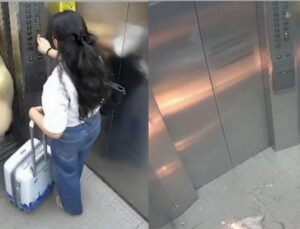 Explosão de balões em elevador deixa duas pessoas feridas; VEJA VÍDEO