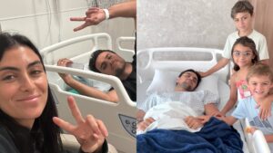 Felipe Simas passa por cirurgia após se machucar em brincadeira: ‘Ruptura total’