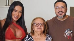 Gracyanne Barbosa explica por que ainda mora com a ex-sogra, mãe de Belo