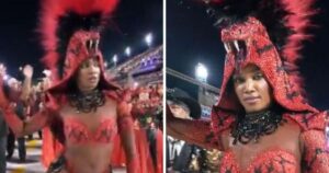 Iza recebe críticas após ‘economizar’ no samba em desfile: ‘Só mostrou ela andando’