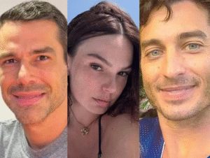 Ex de Isis Valverde pega carona em jatinho particular do atual marido da atriz; veja foto