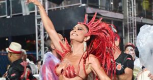 Juliana Paes, Iza e mais famosas ensaiam na Sapucaí; confira os looks