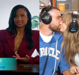 Ex de Travis Kelce faz trocadilho com Taylor Swift em novo comercial