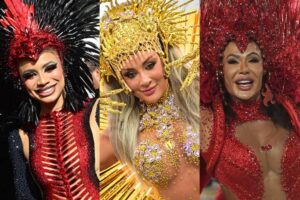 Carnaval 2026: Famosas brilham na primeira noite de desfiles