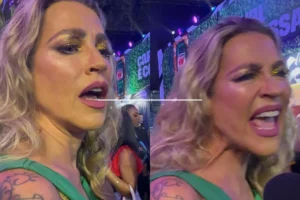 Luana Piovani abandona entrevista ao ser questionada sobre Virginia na Sapucaí; veja vídeo