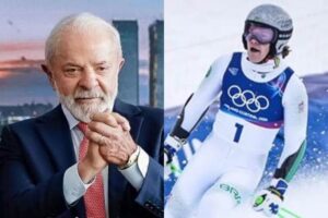 Lula comemora medalha de Lucas Pinheiro nos Jogos Olímpicos de Inverno