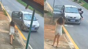 Homem pula dentro de carro desgovernado e salva crianças em BH; veja vídeo!