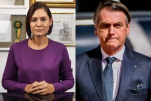 Michelle mostra carta de amor que Bolsonaro escreveu dentro da prisão