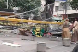 Queda de andaime mata mulher e deixa dois feridos em Copacabana