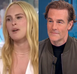 Rumer Willis, filha de Demi Moore e Bruce Willis, reflete sobre o papel de James Van Der Beek em sua vida