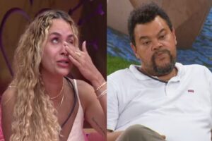 BBB 26: Sarah chora após confusão com Babu e acusa grupo rival