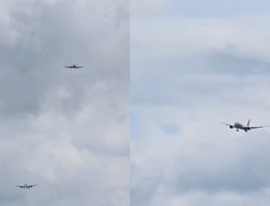 Boeing é ‘desviado’ para evitar colisão com jato particular durante pouso; veja VÍDEO