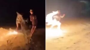 Adolescente coloca fogo em amigo por “brincadeira” e acaba em tragédia; veja vídeo