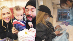 No Japão, esposa de Yudi Tamashiro relata susto após filho passar mal: “Entrei em choque”