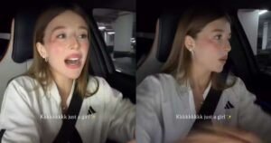 Duda Reis estaciona ocupando duas vagas após ver sua ‘preferida’ bloqueada