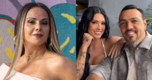 Veja a reação da namorada de Belo após provocações entre o cantor e Viviane Araújo