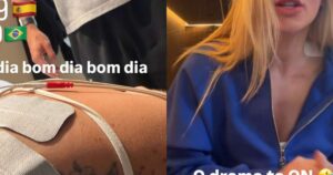 ‘Agora Deus me leva’: Virginia Fonseca passa mal em Madri e precisa de ajuda da equipe de Vini Jr.