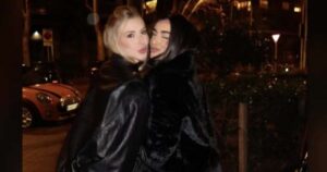 Tá rolando? Virginia aparece quase beijando amiga que já foi apontada como affair: ‘Meu date’