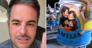 Marido de Simone Mendes se revolta com deboche a ‘família tradicional’ em desfile na Sapucaí