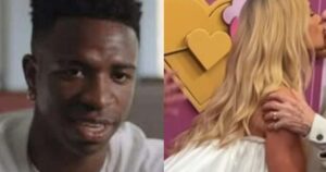 Não gostou? Vini Jr. reage após selinho de Virginia em apresentador