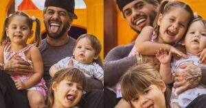 Zé Felipe lamenta saudade dos filhos durante rotina intensa de Carnaval: ‘Aperta demais’