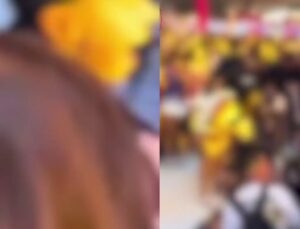 Piso cede durante evento de carnaval e assusta foliões; VEJA VÍDEO