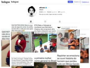 Alfinetei lidera ranking dos perfis de infotainment que dominam o Instagram em 2026