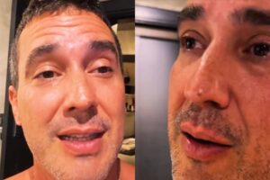 André Marques surge chorando e desabafa: “Ela está no final da vida dela”