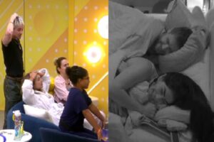 BBB 26: Brothers flagram momento íntimo de Jonas e Marciele na cama