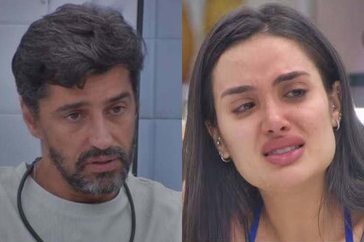BBB26: Jordana cai no choro e rebate Cowboy: ‘Vítima”