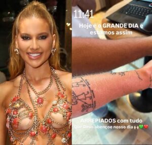 É hoje! Virginia Fonseca surge arrepiada em dia de estreia como Rainha de Bateria da Grande Rio