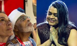 Veja o momento em que a família de Preta Gil se emociona ao ser surpreendida com homenagem à cantora