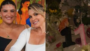 Veja a foto do bolo de aniversário de Giulia Costa, filha de Flávia Alessandra e Marcos Paulo