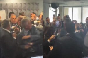 Aprovação da quebra de sigilo de Lulinha na CPMI do INSS gera confusão e empurra-empurra