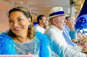 Janja se pronuncia após rebaixamento de escola que homenageou Lula no Carnaval