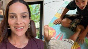 Leticia Cazarré confessa ao ver os 4 filhos pequenos juntos: ‘De vez em quando…’
