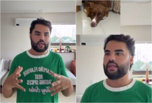 Amigo de Virgínia Fonseca é acusado de abandonar cachorra e se defende