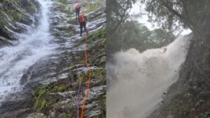 Homem morre durante rapel em cachoeira da Serra do Cipó após cabeça d’água; VEJA!