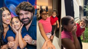 Aos 12 anos, filha de Fabiano Menotti se surpreende com presente especial dos pais: ‘Apaixonada’