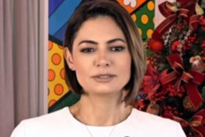 Michelle Bolsonaro reage após confusão na CPMI do INSS: ‘Ahhh a esquerda….’
