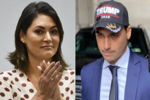 Michelle ‘provoca’ Eduardo Bolsonaro ao fritar bananas: ”Passou dos limites”