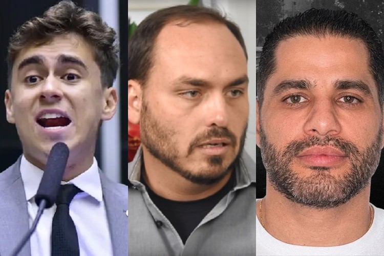 Queima de arquivo? Nikolas e Carlos Bolsonaro questionam morte de aliado de Vorcaro