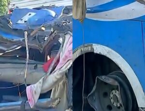 Ônibus com trabalhadores rurais tomba após pneu estourar e 6 pessoas morrem; VEJA VÍDEO