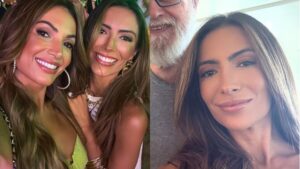 Paloma Poeta, irmã de Patricia Poeta, encanta ao mostrar foto rara com o pai: ‘Lindeza’
