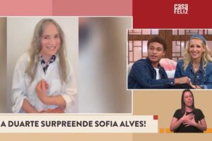 Regina Duarte emociona atriz portuguesa que viverá Helena em remake de Páginas da Vida