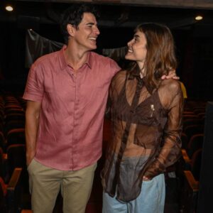 Reynaldo Gianecchini e Maria Casadevall recebem famosos em pré-estreia de Um Dia Muito Especial