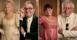 Retiro dos Artistas transforma moradores em personagens de ‘Bridgerton’