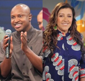 Thiaguinho exibe registros da festa de aniversário de Regina Casé e exalta a artista: Energia boa que não se explica