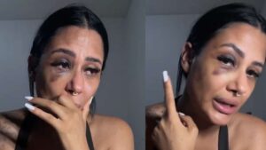 Influenciadora Bárbara Lasmar denuncia ex por ter a agredido na frente da filha: ‘Ele iria me matar’